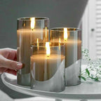 Kit 3 Velas de LED com Controle Remoto