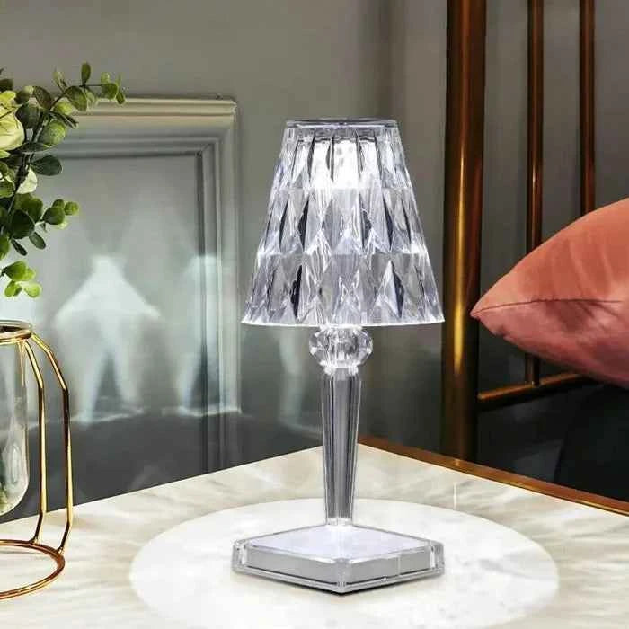 Luminária de Mesa em Led Cristal