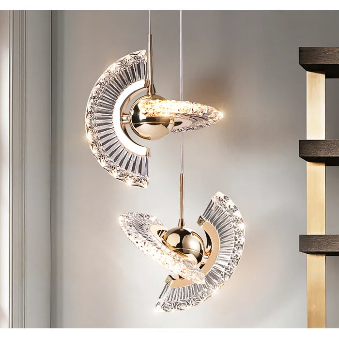 Luminária Lustre Pendente LED Nórdica Luxo - Casa Stony