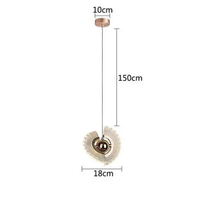 Luminária Lustre Pendente LED Nórdica Luxo