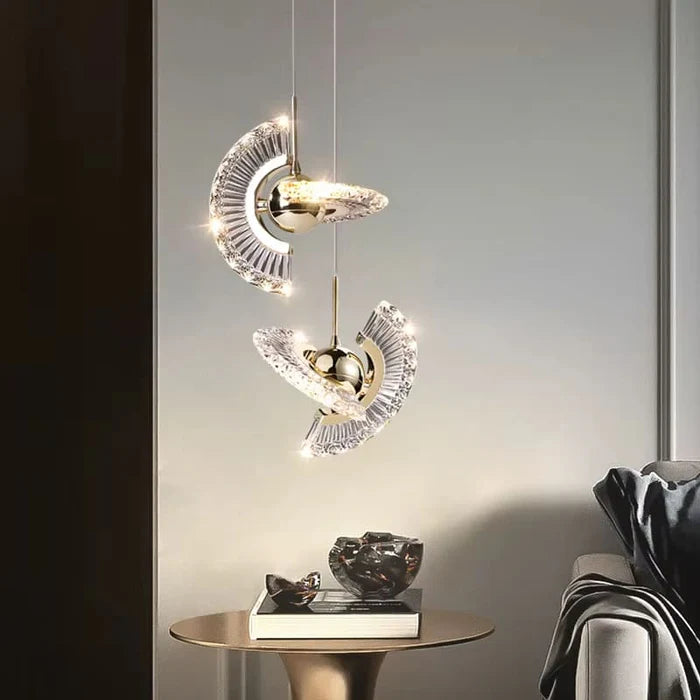 Luminária Lustre Pendente LED Nórdica Luxo - Casa Stony