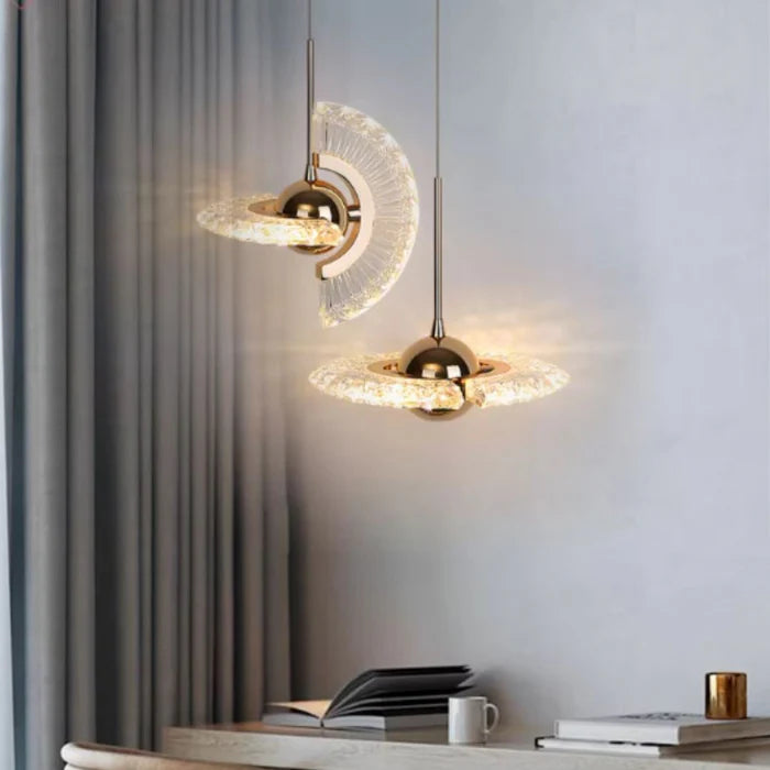 Luminária Lustre Pendente LED Nórdica Luxo - Casa Stony
