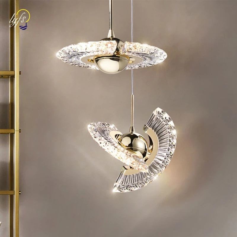 Luminária Lustre Pendente LED Nórdica Luxo - Casa Stony