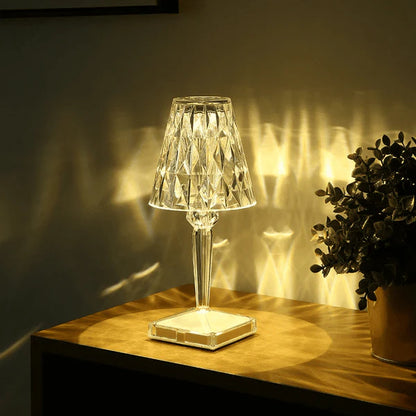 Luminária de Mesa em Led Cristal