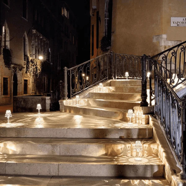 Luminária de Mesa em Led Cristal