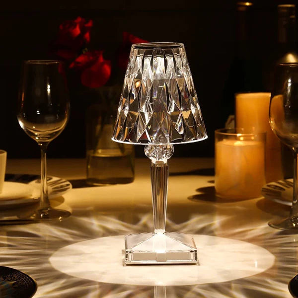 Luminária de Mesa em Led Cristal