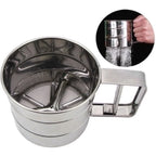 Polvilhador Manual em Inox Com Gatilho 250g - Casa Stony