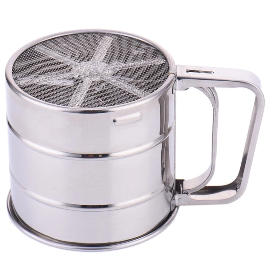 Polvilhador Manual em Inox Com Gatilho 250g - Casa Stony