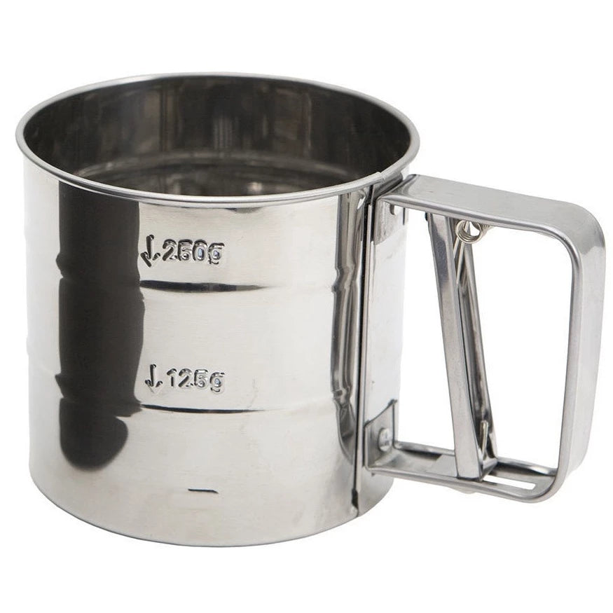 Polvilhador Manual em Inox Com Gatilho 250g - Casa Stony