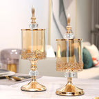 Pote de Vidro Elegante com Tampa - Casa Stony