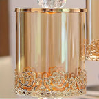 Pote de Vidro Elegante com Tampa - Casa Stony
