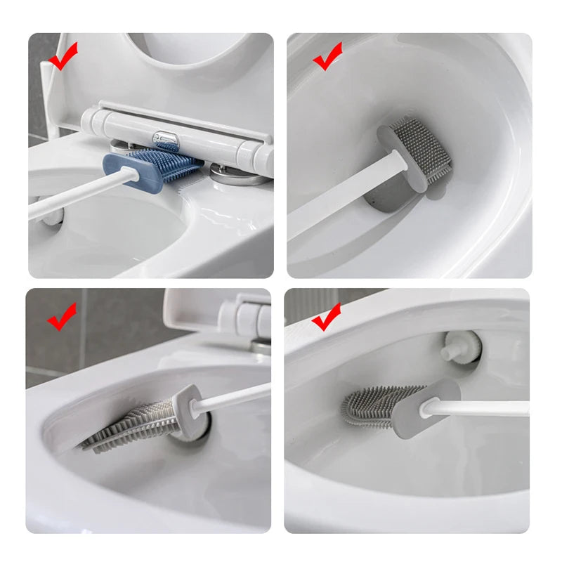 Escova de Silicone para Vaso Sanitário - Casa Stony