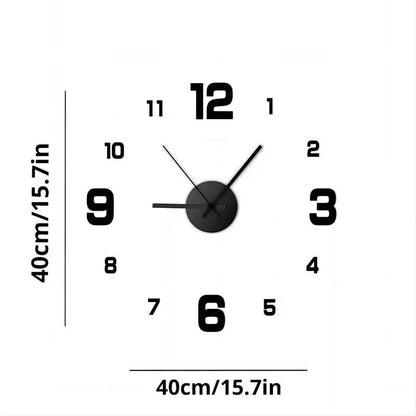 Relógio decorativo em ambiente