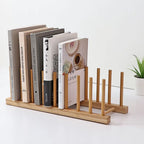 Suporte Escorredor Porta Pratos De Bancada De Bambu - Casa Stony