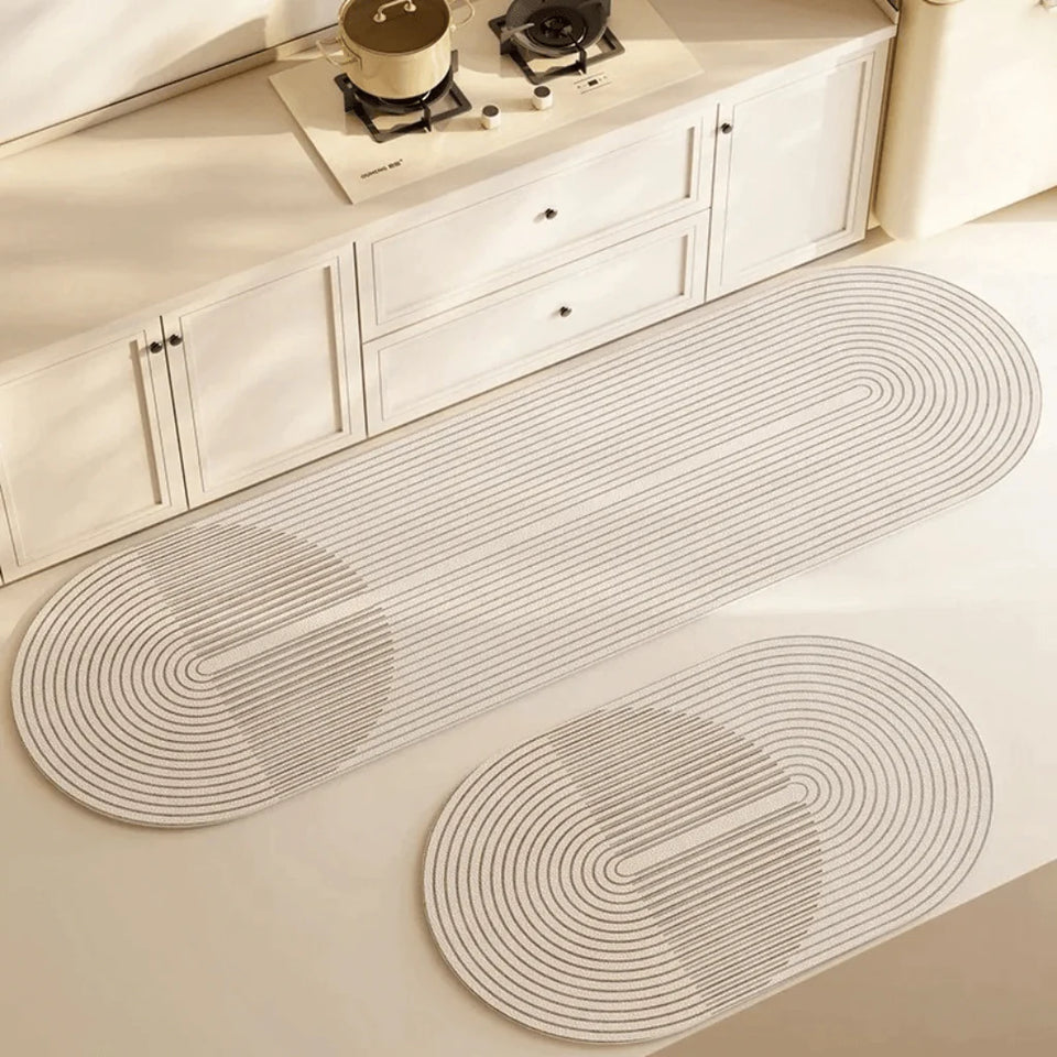 Tapete Para Cozinha Antiderrapante Listrado - Casa Stony