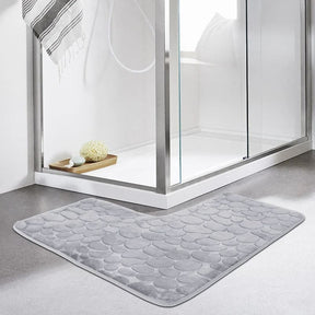 Tapete para Banheiro Antiderrapante Absorvente Canto em L