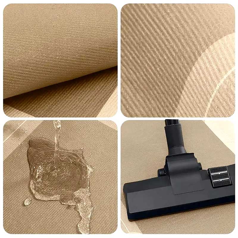 Tapete para Cozinha Absorvente Ladrilhos Cinza