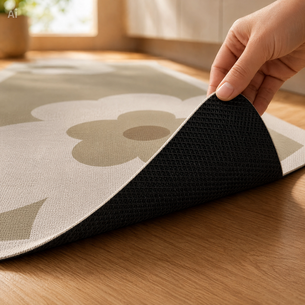 Tapete para Cozinha Antiderrapante Absorvente Casa Stony