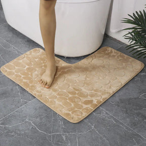 Tapete para Banheiro Antiderrapante Absorvente Canto em L