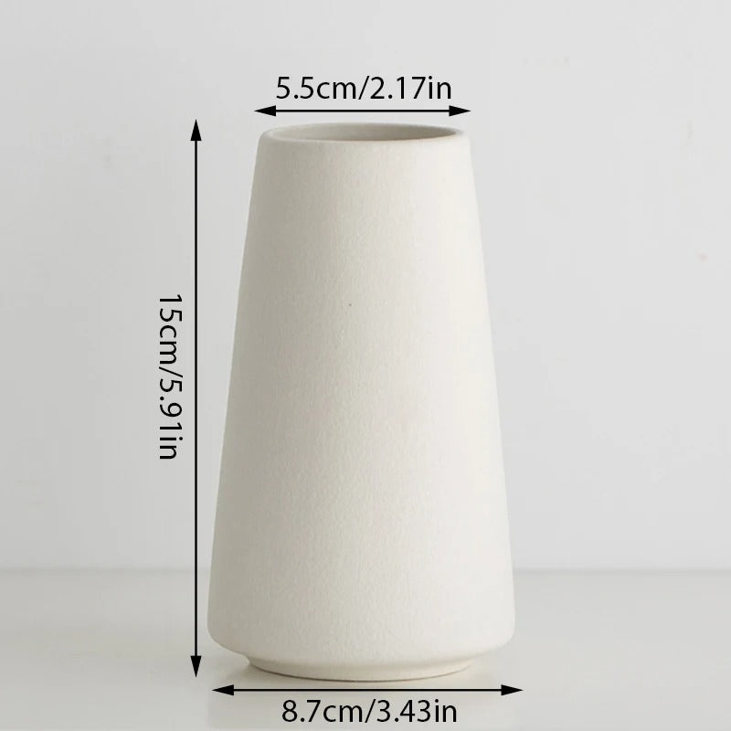 Vaso Cerâmico Nórdico para Flores - Casa Stony