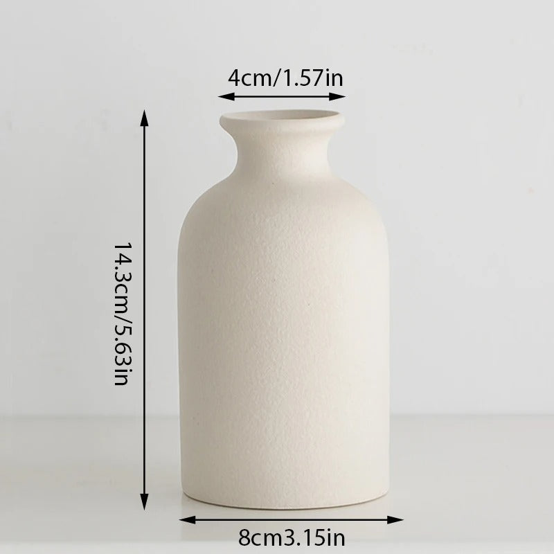 Vaso Cerâmico Nórdico para Flores - Casa Stony