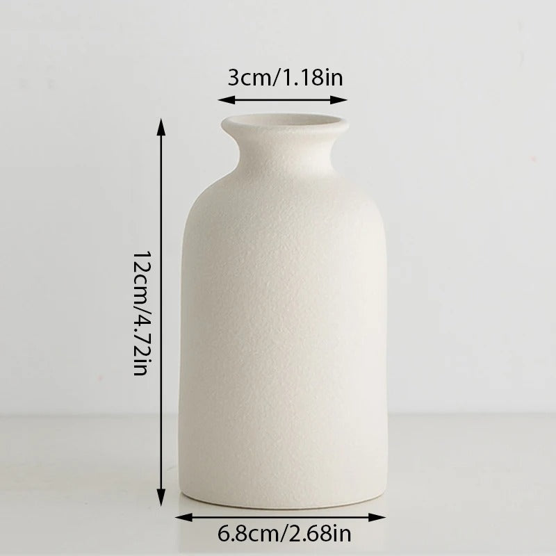Vaso Cerâmico Nórdico para Flores - Casa Stony