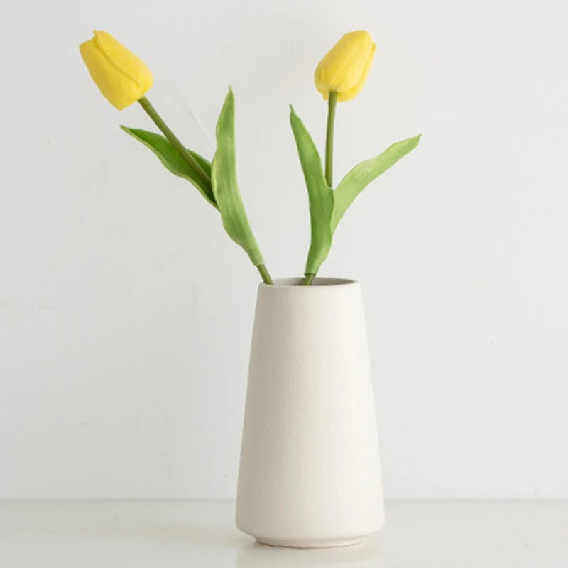 Vaso Cerâmico Nórdico para Flores - Casa Stony