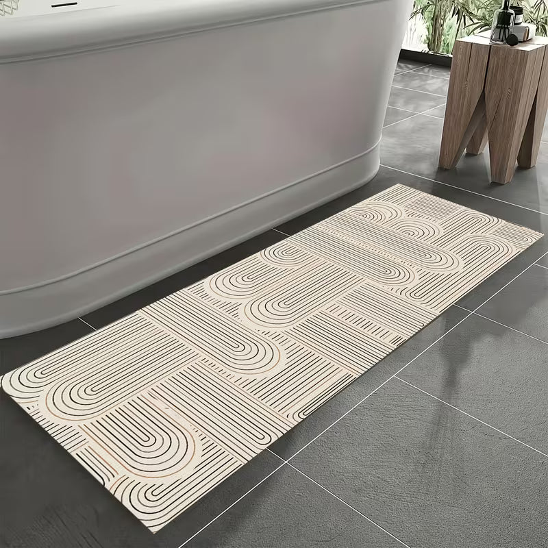 Tapete para Cozinha Antiderrapante Absorvente Casa Stony
