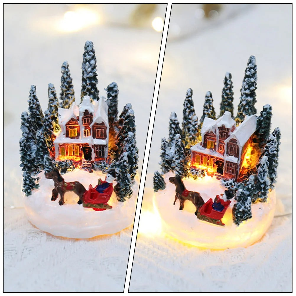 Aldeia de Natal Luminosa Decorativa - Casa Stony