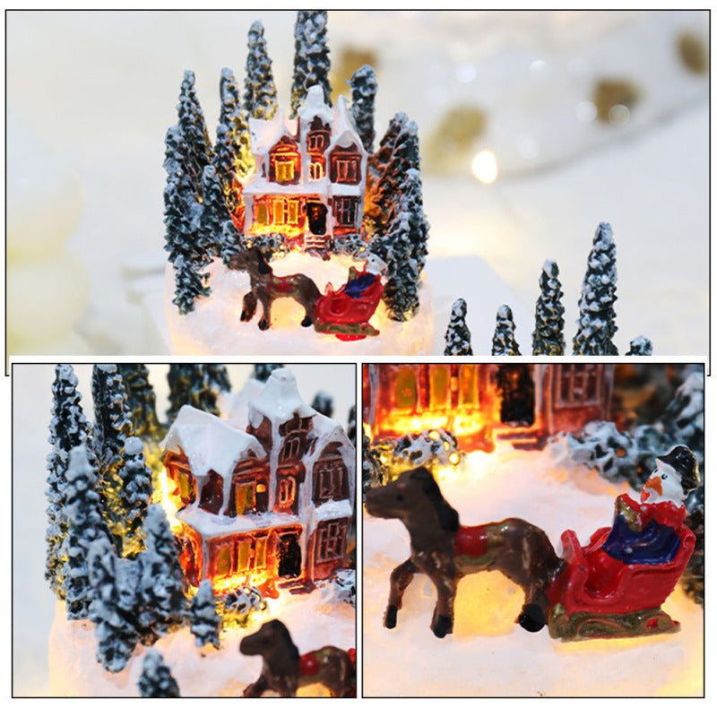 Aldeia de Natal Luminosa Decorativa - Casa Stony