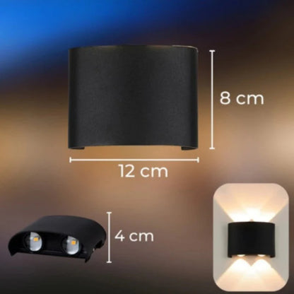 Arandela Externa Led em Alumínio à Prova d'água - Casa Stony