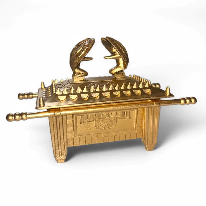 Arca Da Aliança Dourada Media Decorativa - 13cm