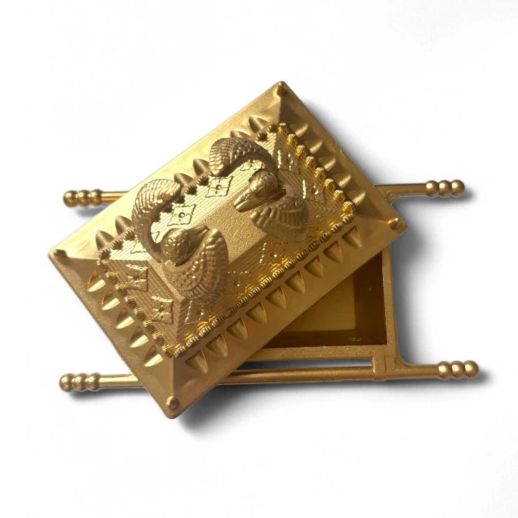 Arca Da Aliança Dourada Media Decorativa - 13cm