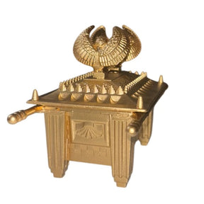 Arca Da Aliança Dourada Media Decorativa - 13cm