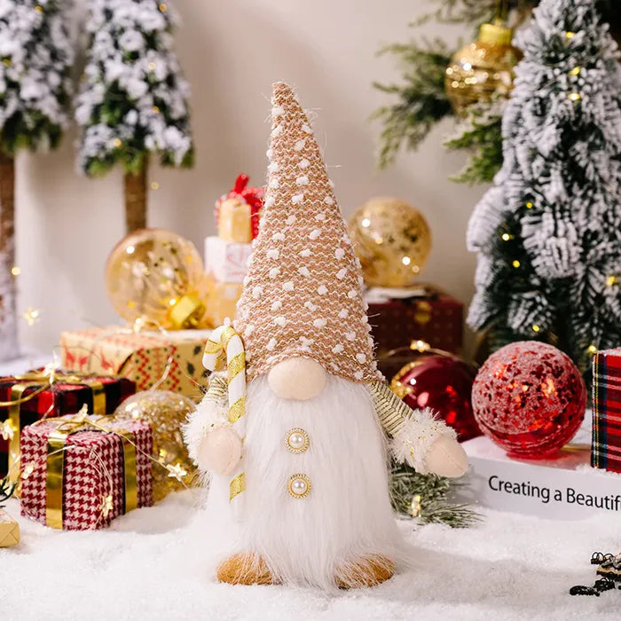 Boneco Gnomo Iluminado Decoração de Natal - Casa Stony
