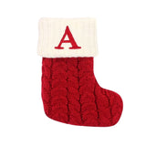 Enfeite de Natal Meias Letras do Alfabeto 18 x 14 cm