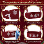 Cesto organizador dobrável