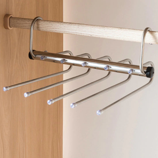 Cabide para Guarda-Roupa em Inox - Casa Stony