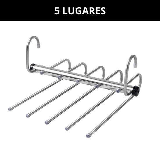 Cabide para Guarda-Roupa em Inox - Casa Stony
