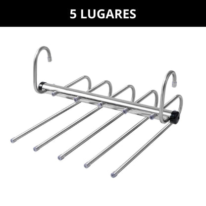 Cabide para Guarda-Roupa em Inox - Casa Stony