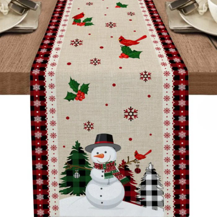 Caminho de Mesa Tema Natal - Casa Stony