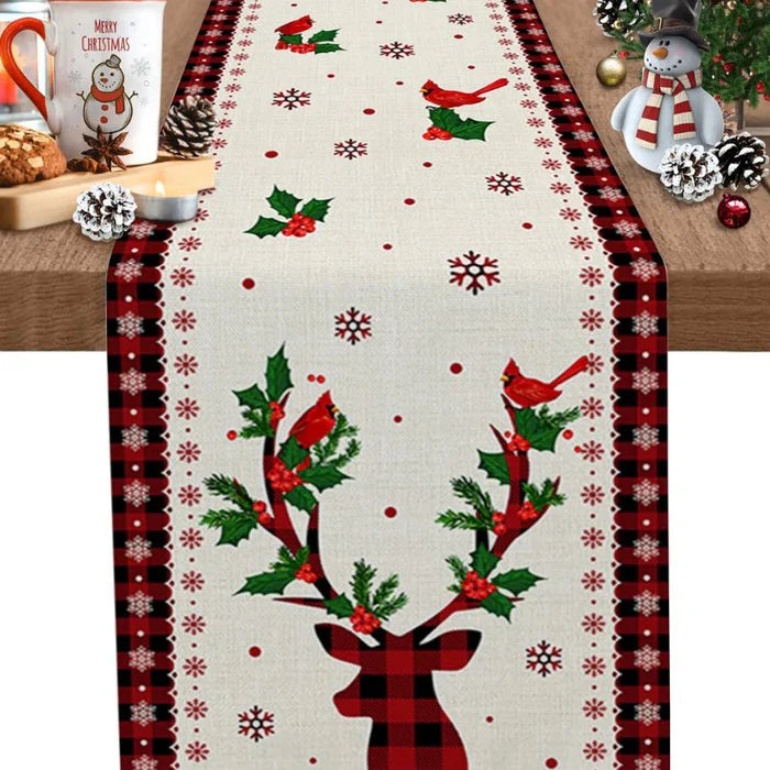 Caminho de Mesa Tema Natal - Casa Stony