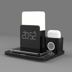 Carregador por Indução Luminária de Mesa e Despertador - Casa Stony