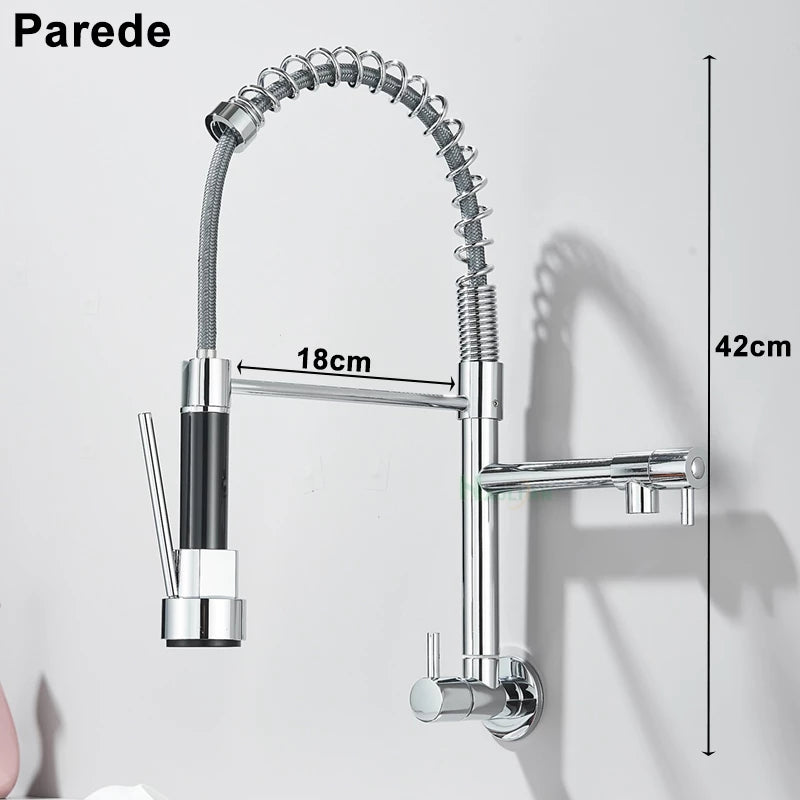 Torneira De Parede Para Cozinha Gourmet Monocomando Água Fria