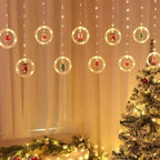 Cortina de Luzes de Led Decoração de Natal - Casa Stony