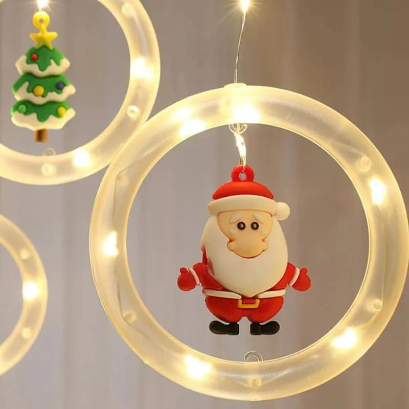 Cortina de Luzes de Led Decoração de Natal - Casa Stony