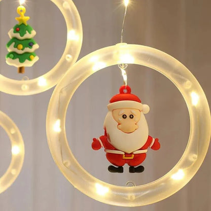 Cortina de Luzes de Led Decoração de Natal - Casa Stony