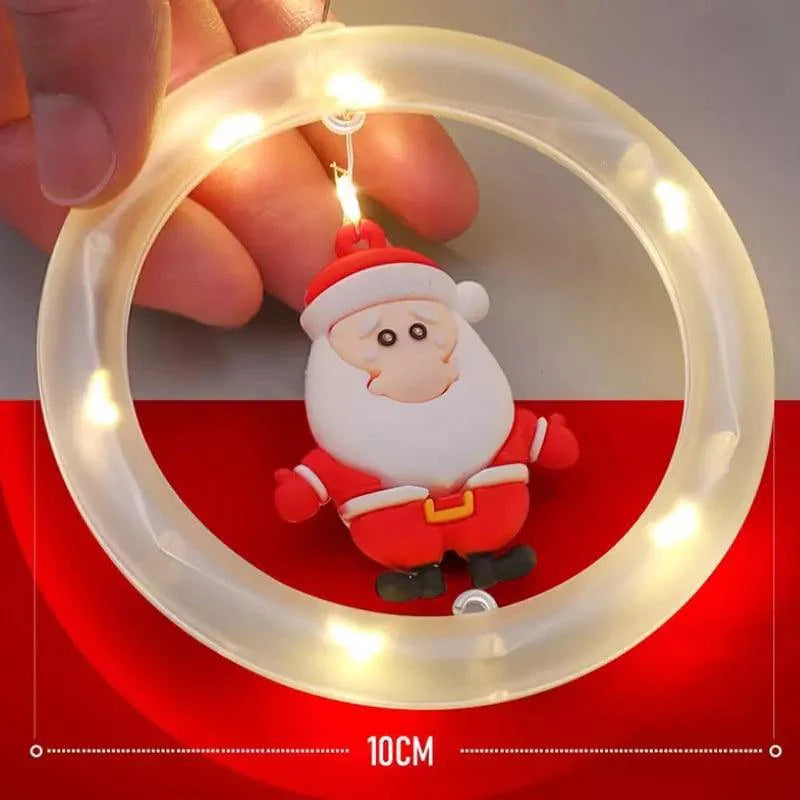 Cortina de Luzes de Led Decoração de Natal - Casa Stony