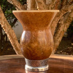 Cuia de Chimarrão Porongo Natural Polido