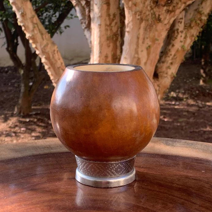 Cuia de Chimarrão Porongo Natural Polido